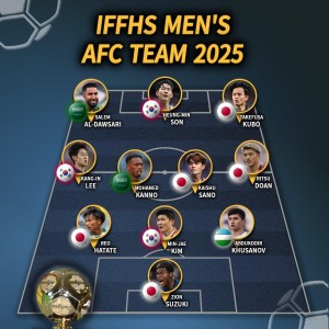 世界杯app下载-IFFHS亚足联年度最佳阵：孙兴慜、久保建英在列，胡桑诺夫入选